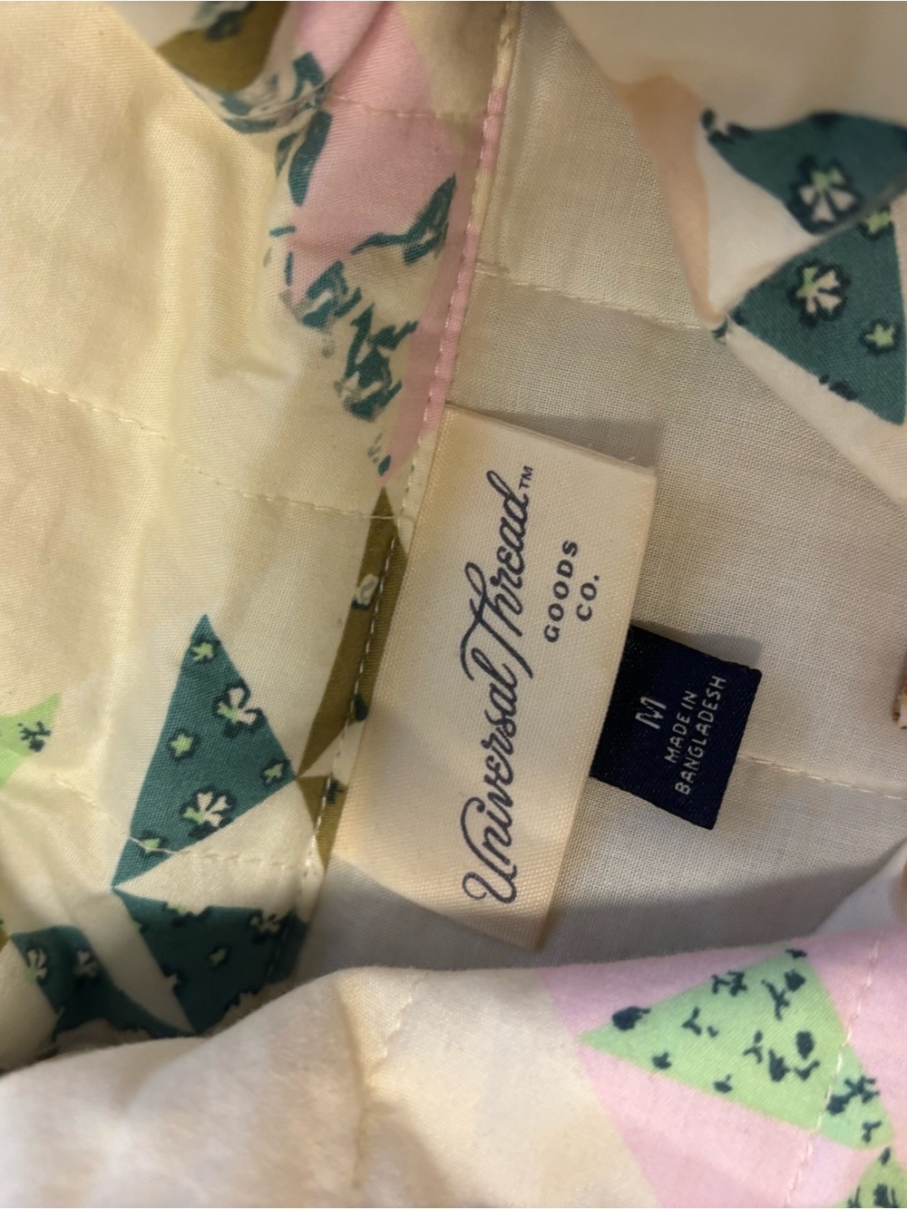 Universal Thread Quilted Patterned Jacket - Pastel Multi - Picture 2 of 4